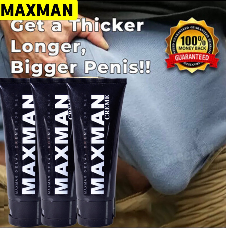 Original Maxman Enlargement Male Delay Cream Enlarge Massage Cream Further Enlarge Man Weapon nhập khẩu