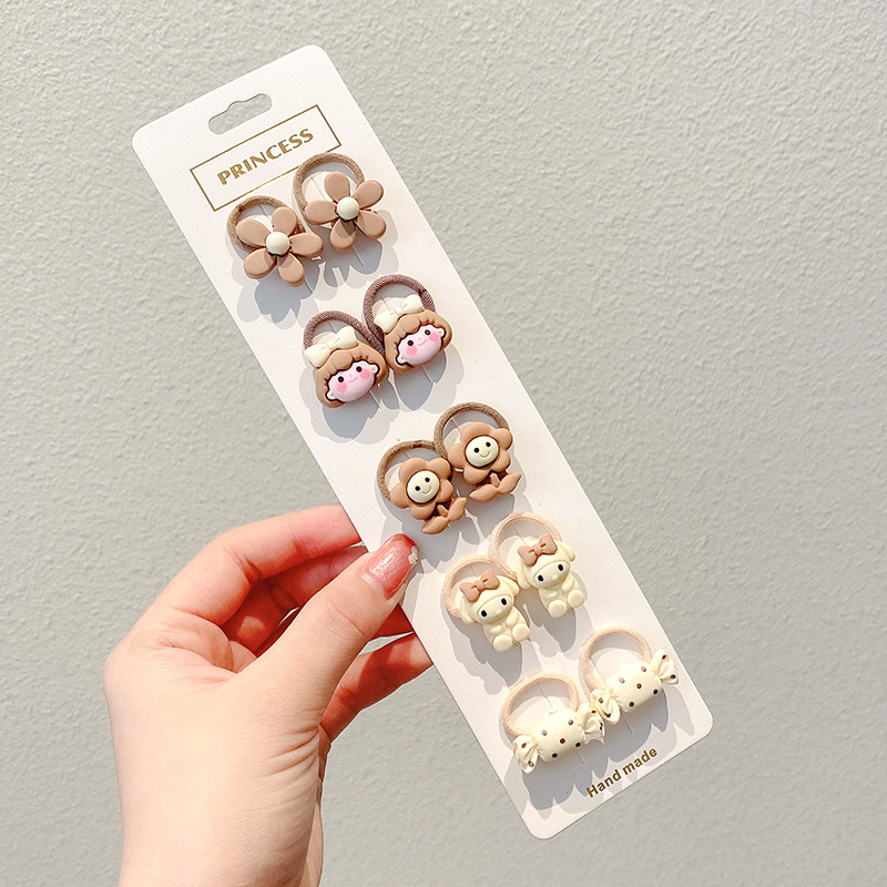 Dây buộc tóc cho bé set 10 sợi