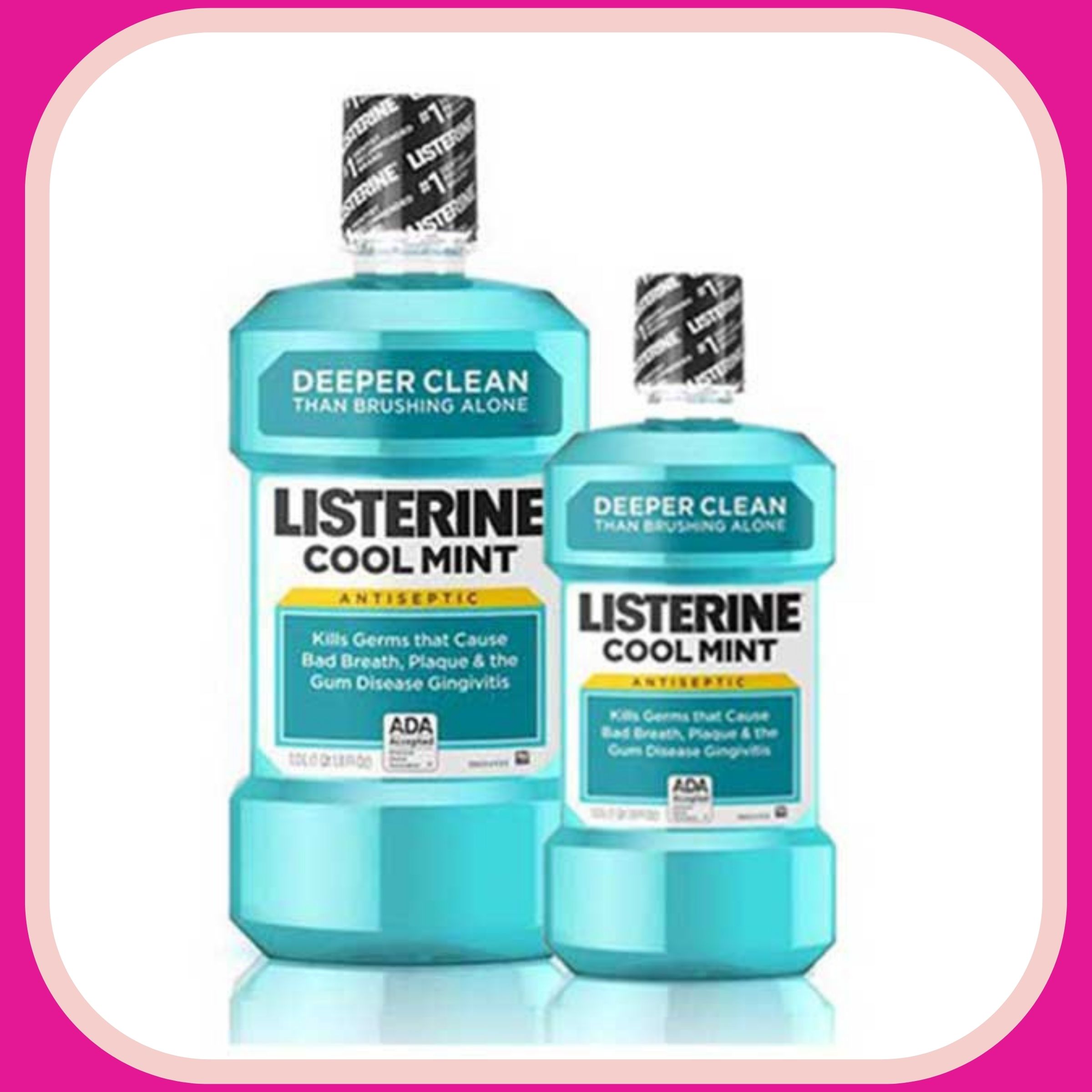 Combo 2 chai nước súc miệng LISTERINE Thái Lan