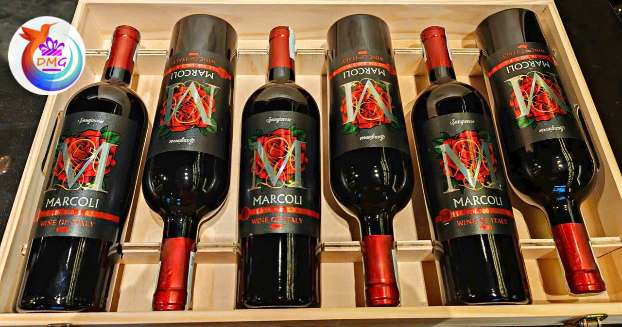 [NHẬP KHẨU] VANG ĐỎ (Ý) MARCOLI ROSSO - 750ML (14.7%) - DMG WINE
