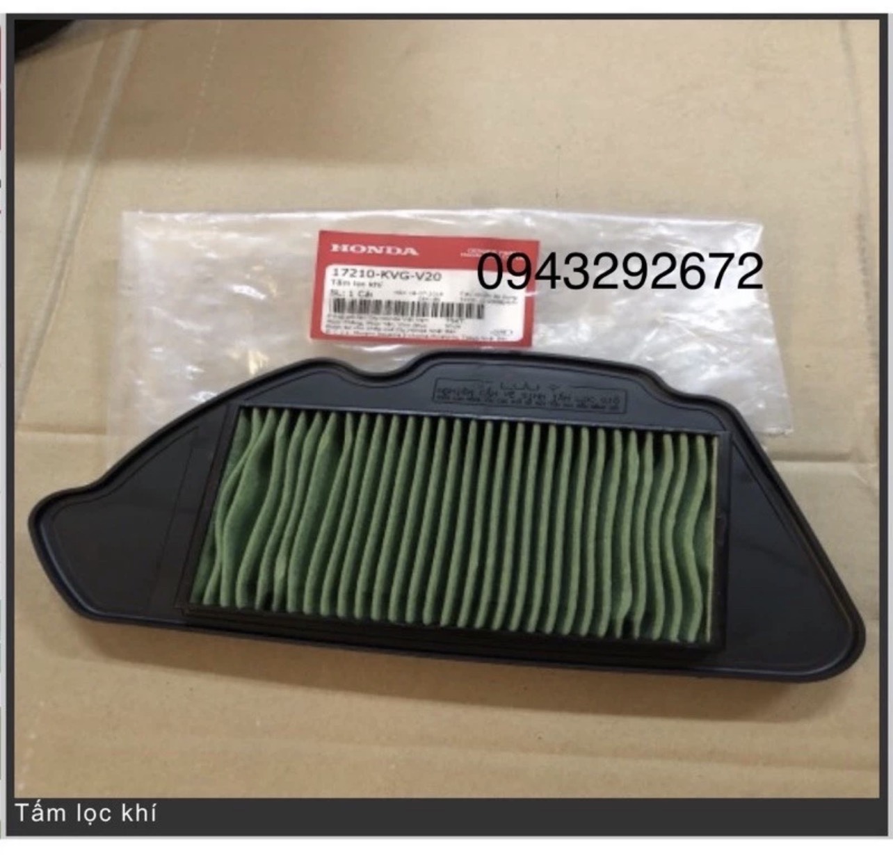 Lọc Gió (Mút Gió) Air Blade 110 Fi (2010>2012) Honda (17210KVGV20)