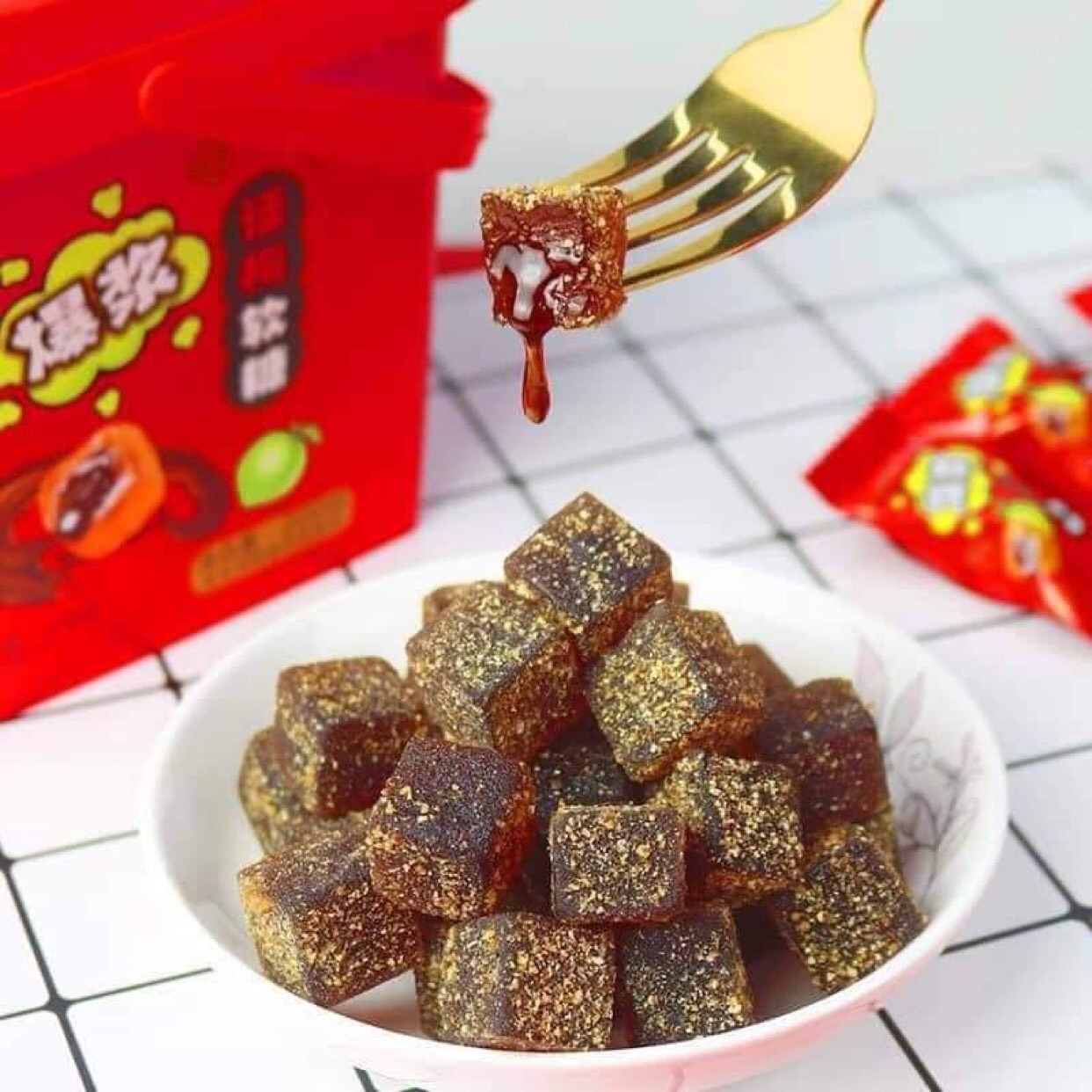 Xô Kẹo Sữa Chua Việt Quất