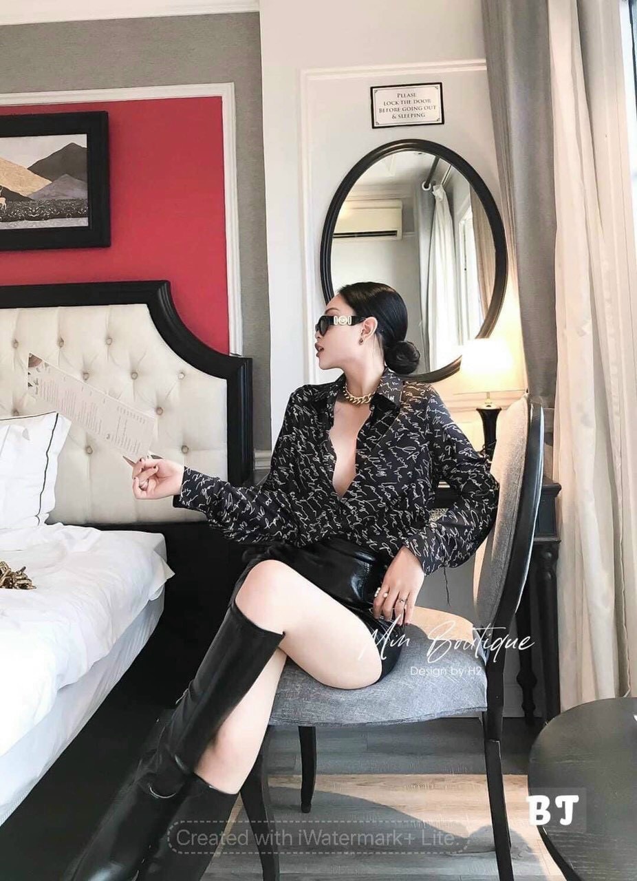 Áo sơ mi chữ ký siêu sang