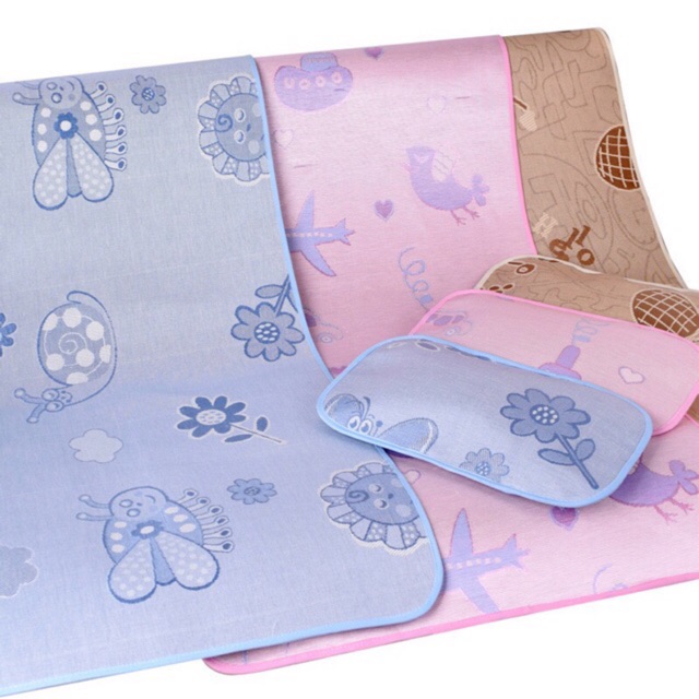 Chiếu điều hoà cao cấp cho bé sơ sinh, kèm gối thảo dược