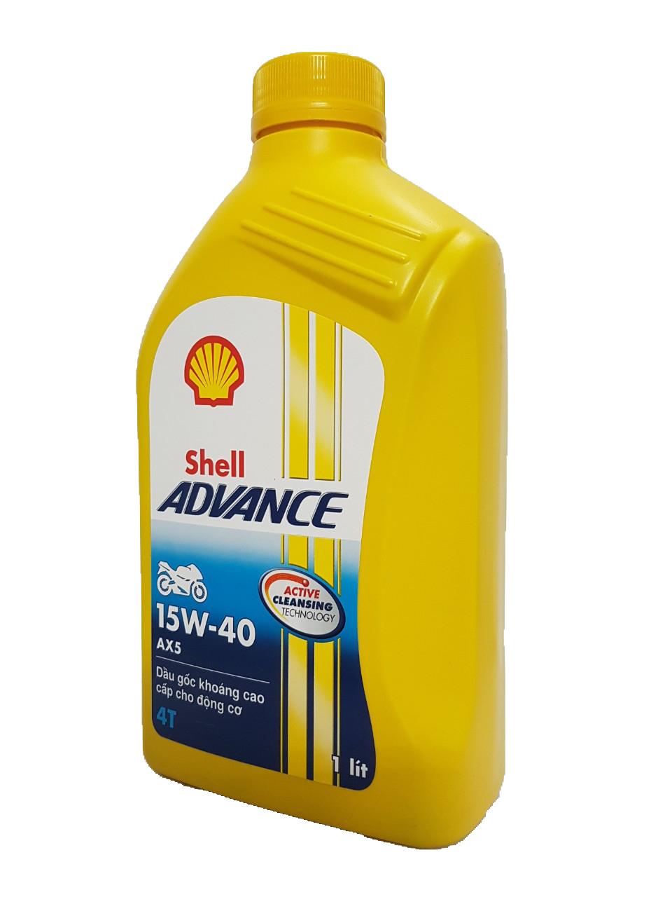 [HCM][XE SỐ] SHELL ADVANCE AX5 15W40 1L