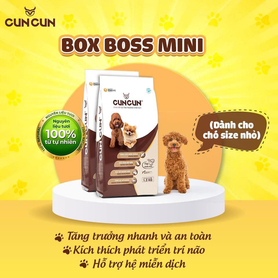 thức ăn Hạt hiệu CUN CUN  dành cho chó (trưởng thành, poodle, phóc, Pom,....)  - T3 PETS SHOP
