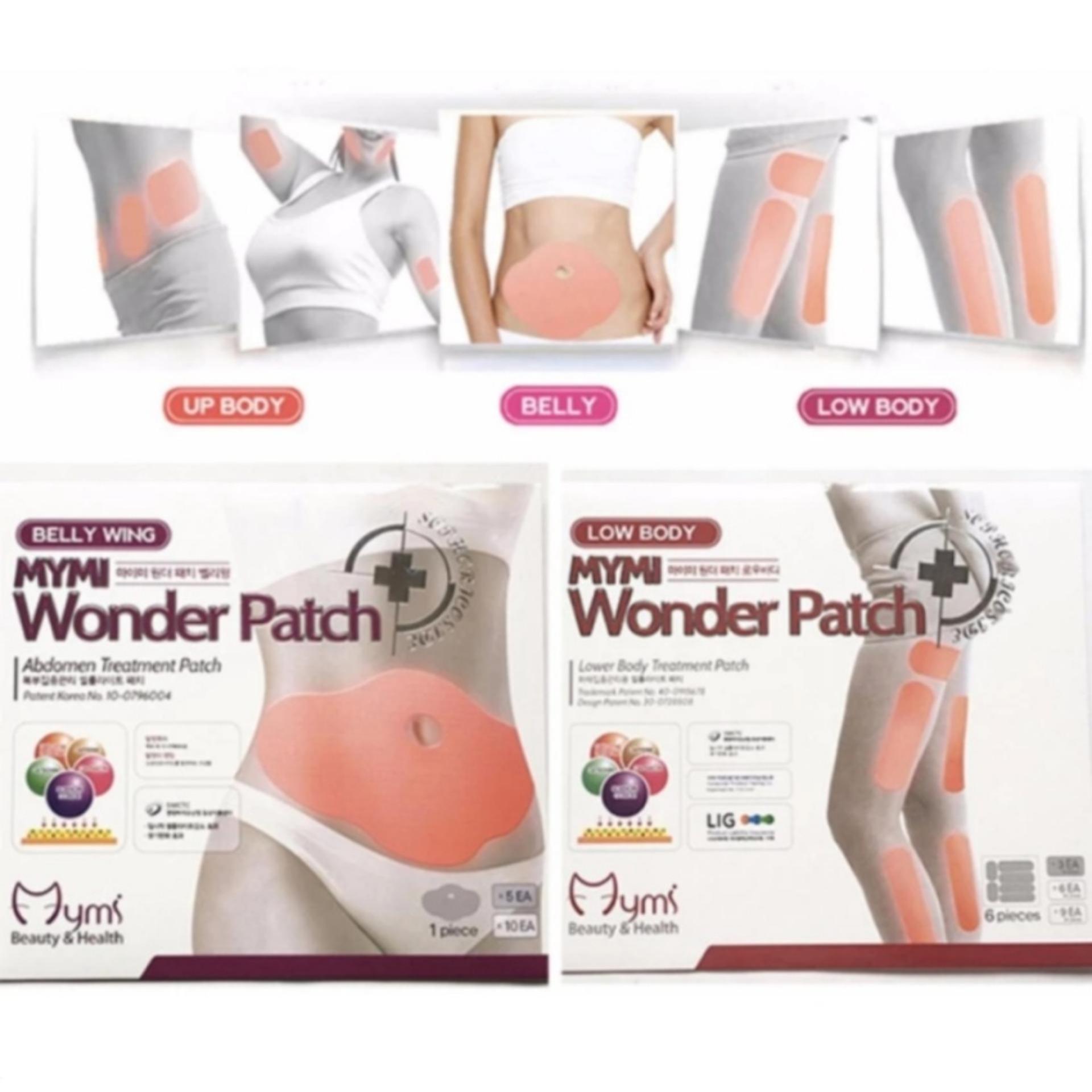 Miếng dán tan mỡ bụng Hàn Quốc MyMi Wonder Patch (Bộ 5 miếng)