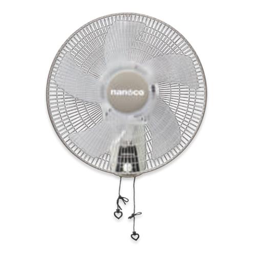 Quạt treo tường nanoco nwf1604g màu xám