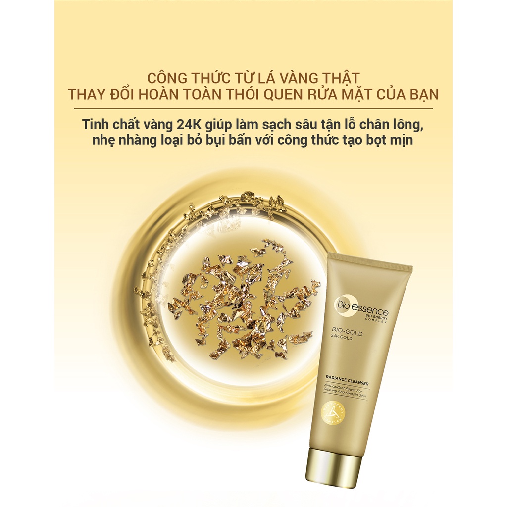 Sữa rửa mặt Bio-Essence 100g [Coco Shop]