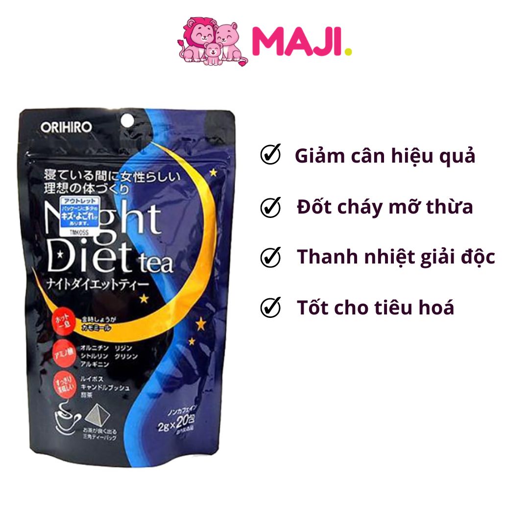 Trà giảm cân Night Diet Tea Orihiro