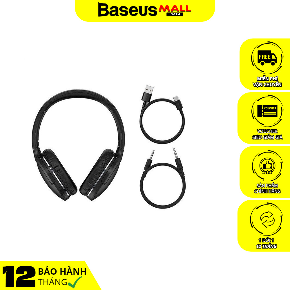 Tai nghe chụp tai không dây cao cấp Baseus Encok D02 Pro Stereo