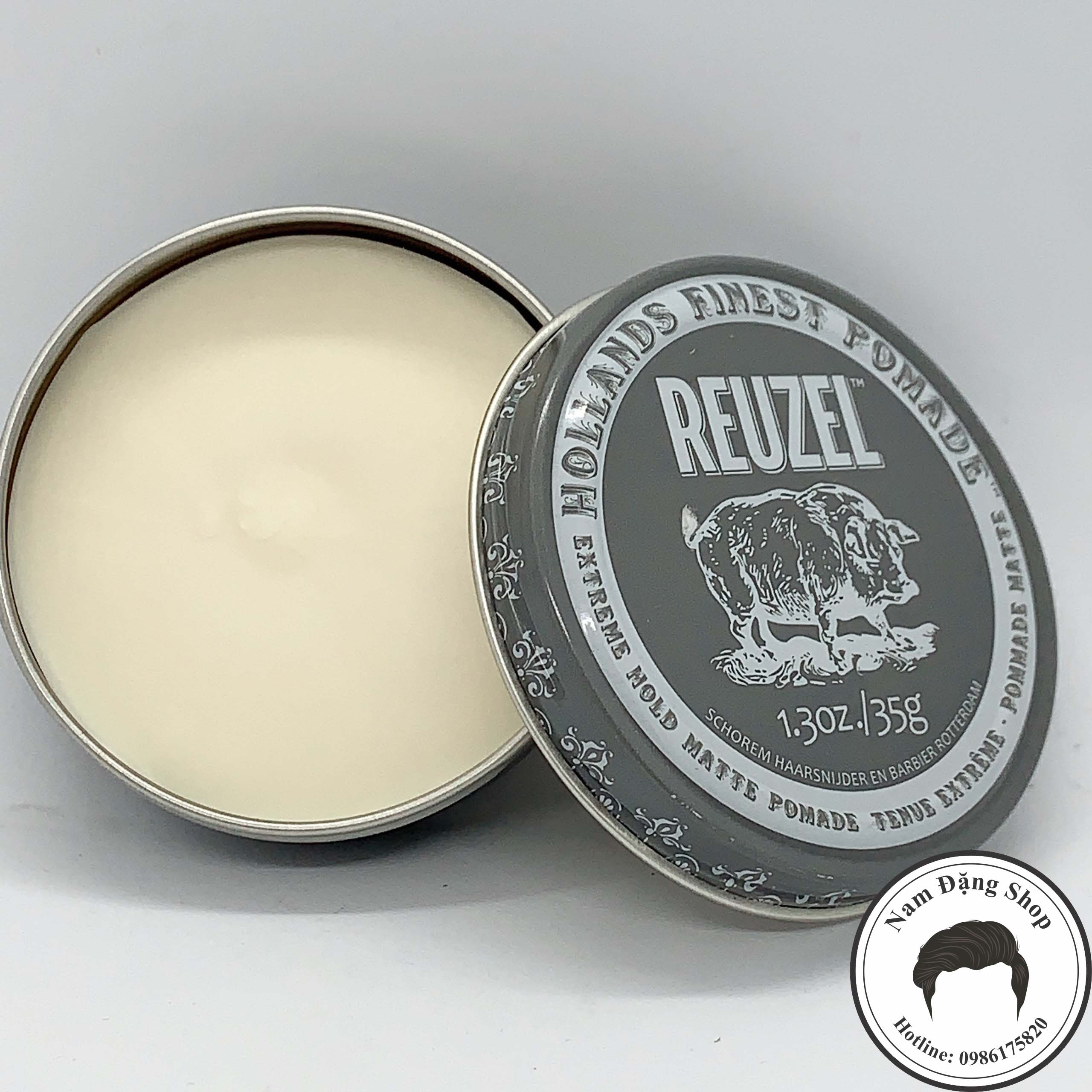 Sáp vuốt tóc Reuzel Extreme Hold Pomade 35g