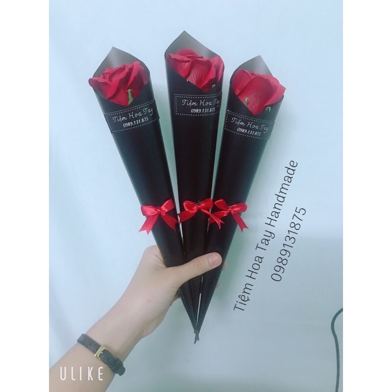 Combo 20 hoa sáp thơm hình ốc quế