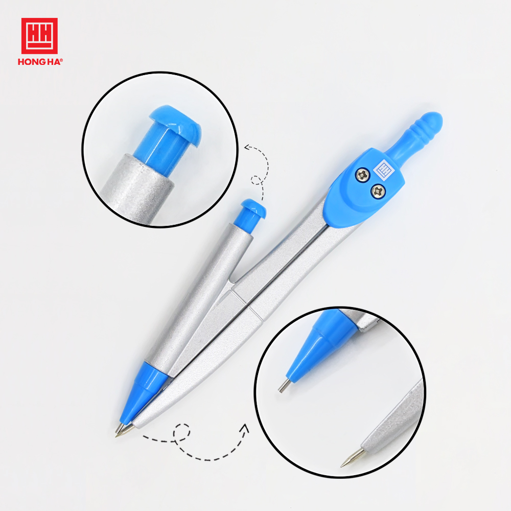 Bộ Compa Học Sinh Hồng Hà Chính Hãng Dành Cho Học Sinh/Sinh Viên - 3482/3484/3490/3575