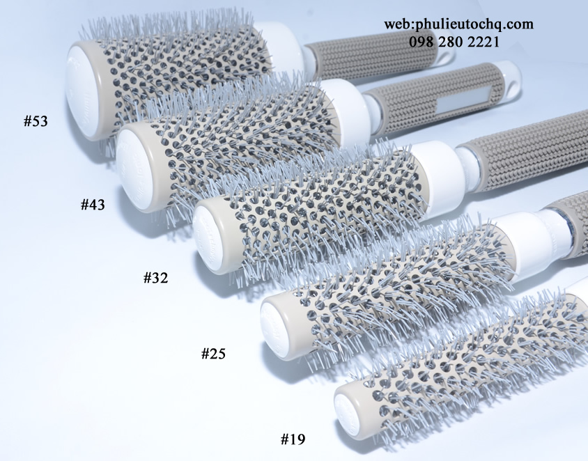 [HCM]Lược tròn ống nhôm để sấy tóc size 32