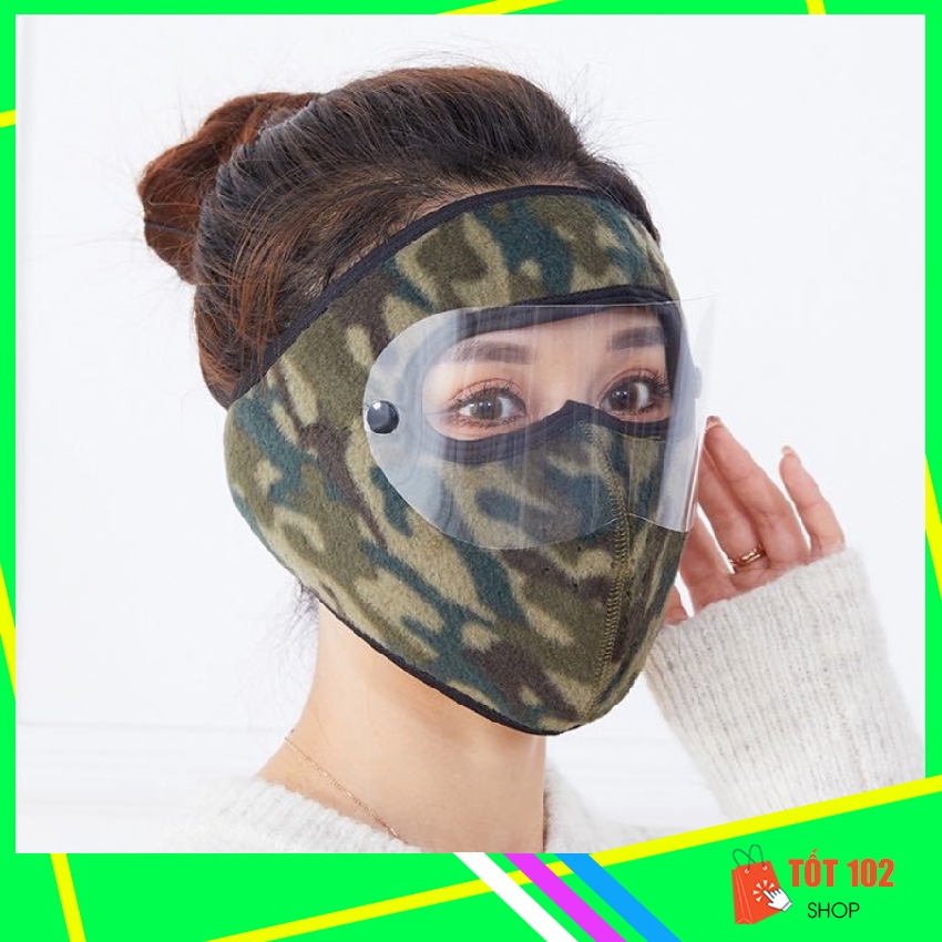 [TP. HCM + HN] Khẩu Trang Ninja Nin Ja Nam Nữ Vải Nỉ Che Kín Mặt Chống Nắng Chống Bụi Chống Rét Có Kính HNX1 - Khau Trang Ninja Nin Ja Nam Nu Vai Ni Che Kin Mat Chong Bui Chong Nang Chong Ret Co Kinh - ShopTot102