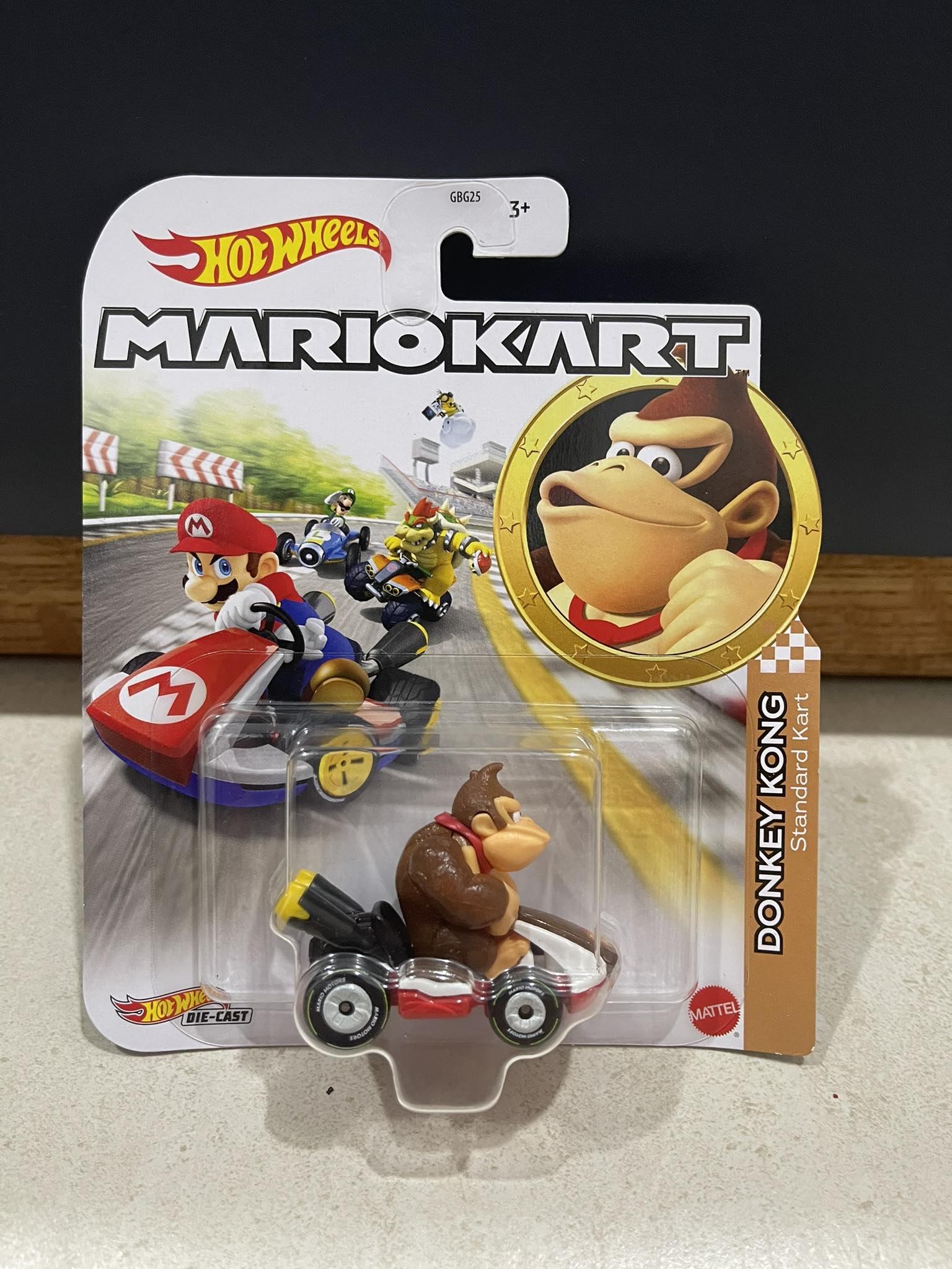 Xe mô hình đồ chơi cơ bản hotwheels 1:64 - mario kart - donkey kong