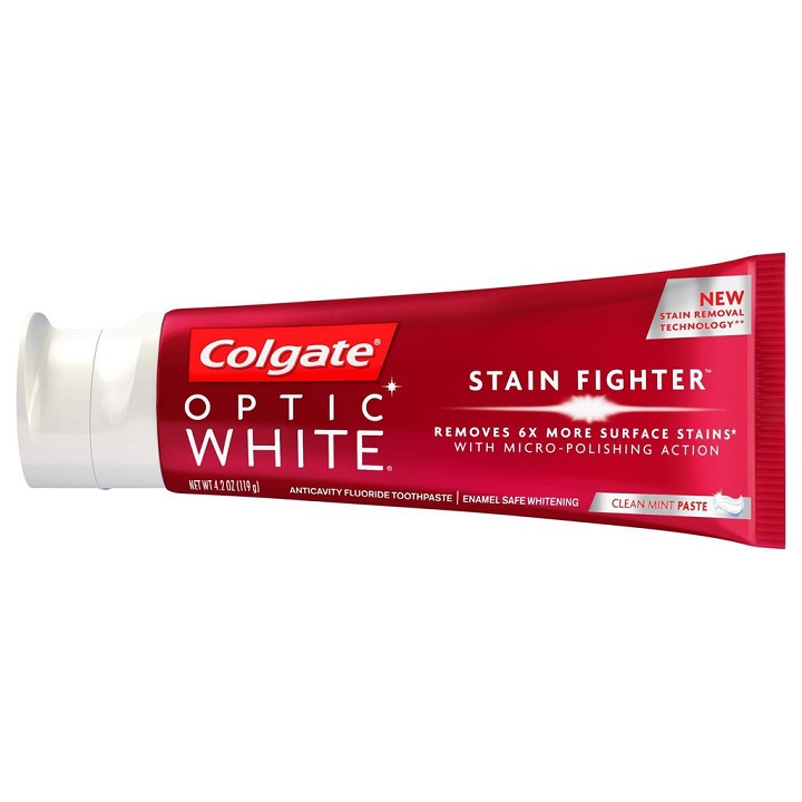 Kem đánh răng siêu trắng Colgate Optic White 119g