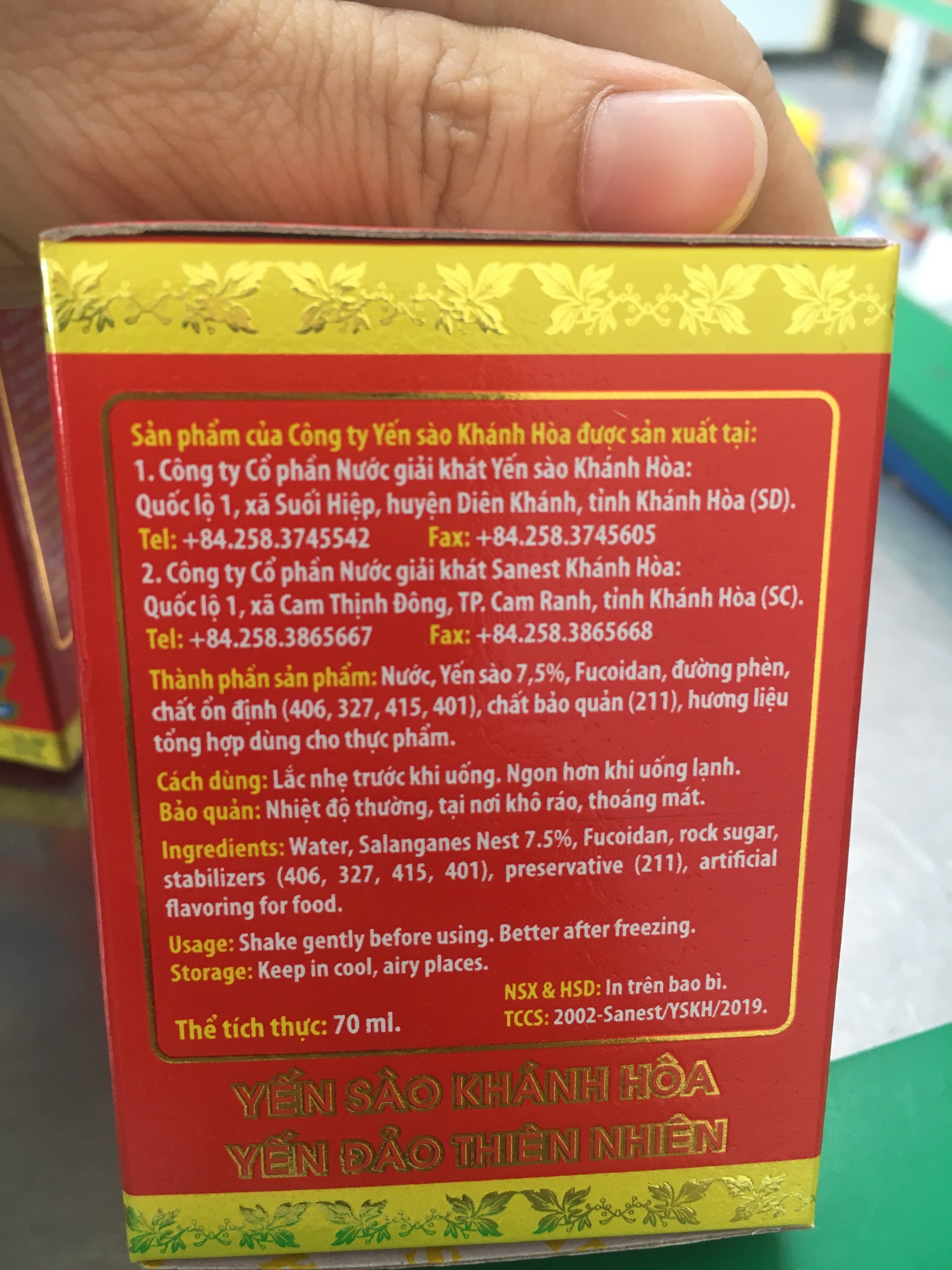Yến sào Khánh Hoà