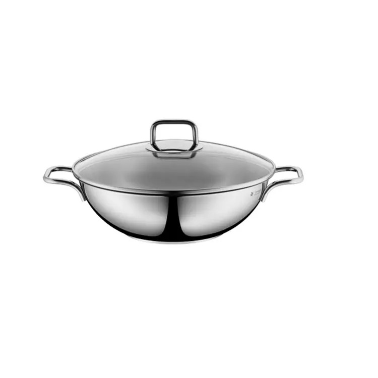 Chảo xào wmf wok party 28cm có nắp vung