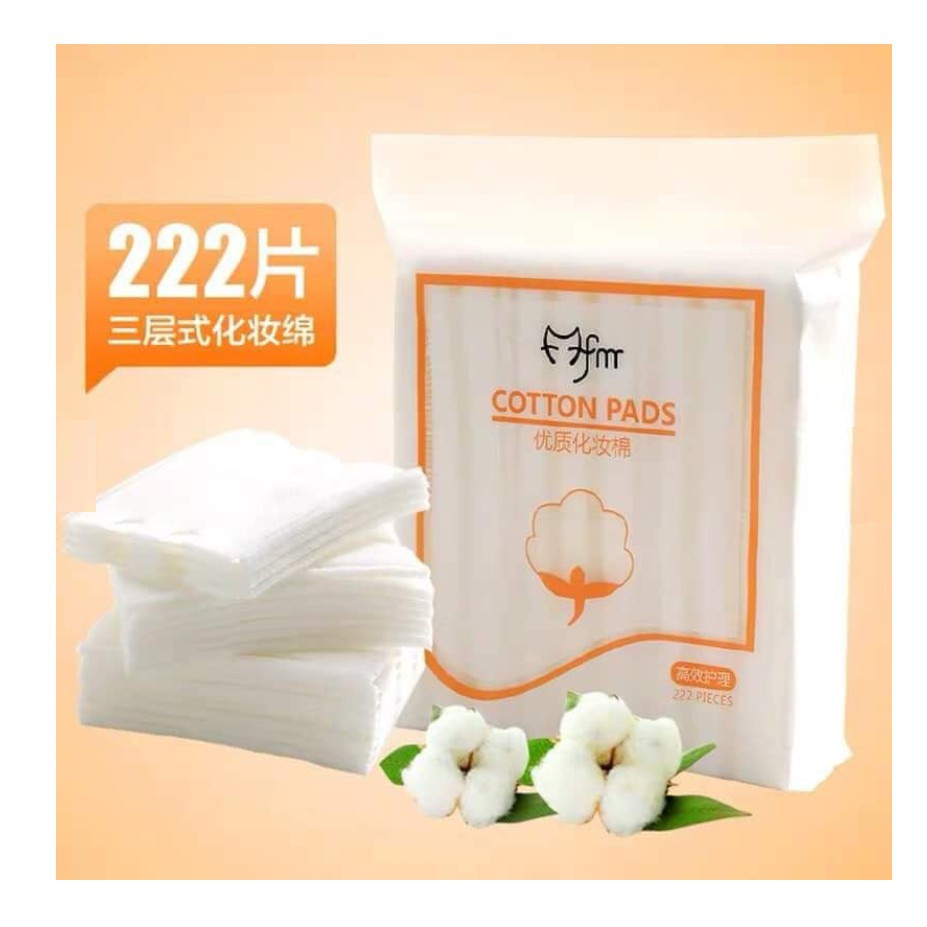 combo 2 bông tẩy trang 222 miếng