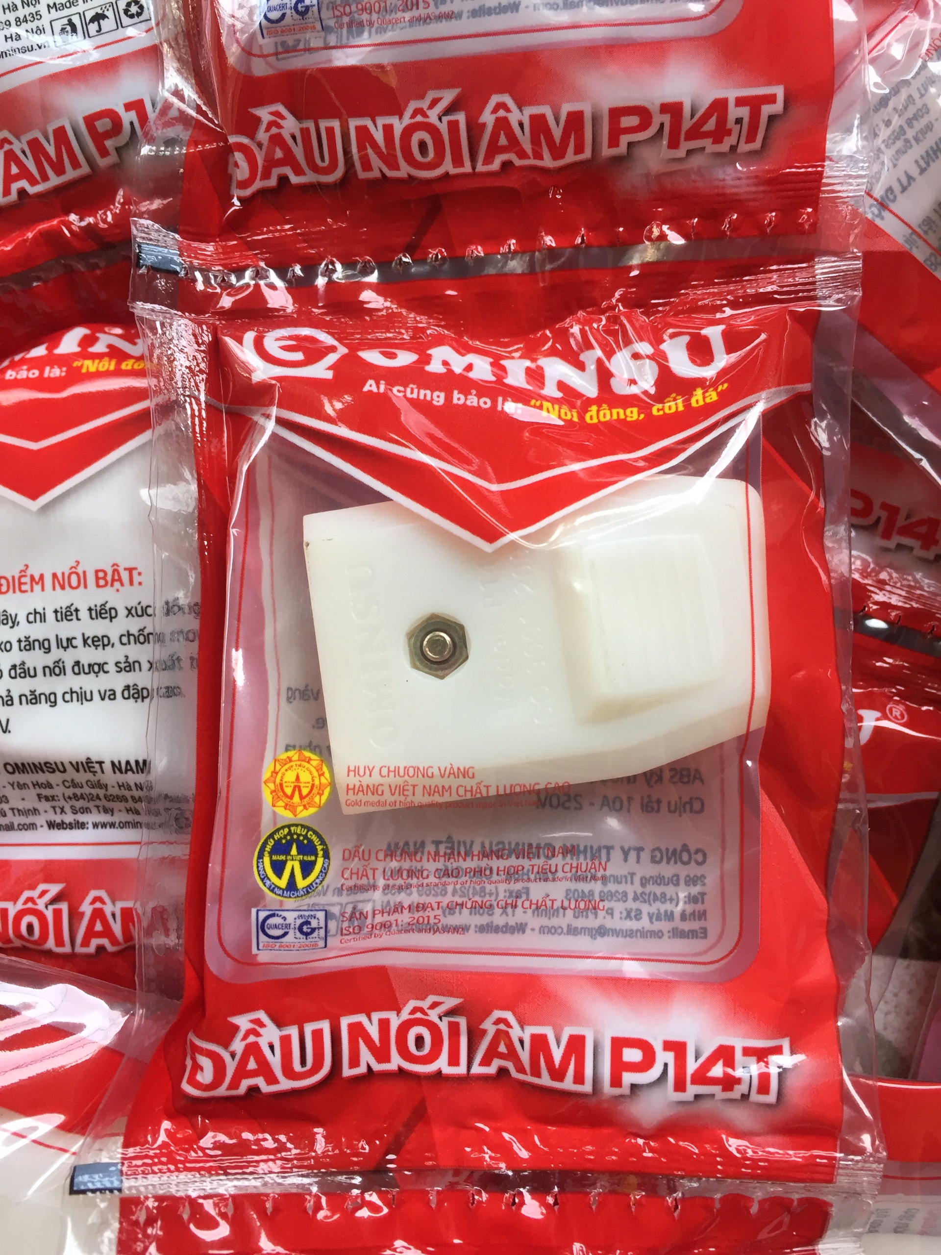 PHÍCH ĐẦU NỐI ÂM CHỐNG VỠ OMINSU P14T
