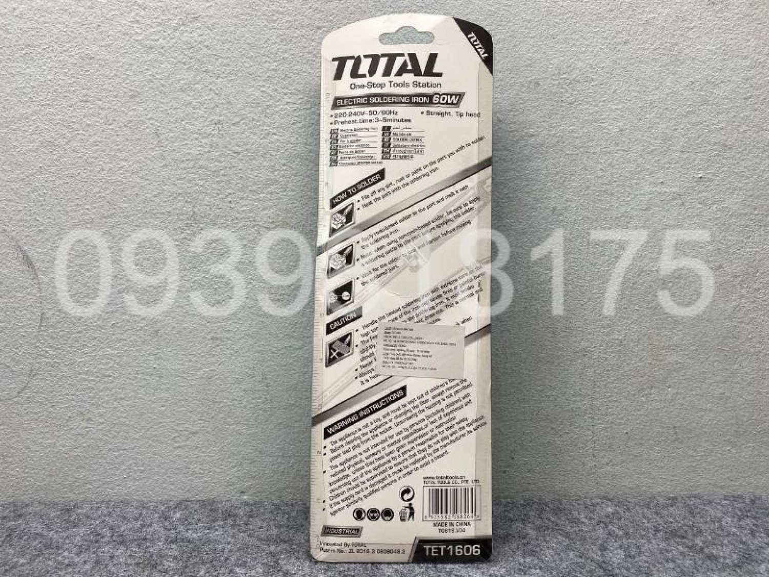Mỏ hàn chì 60W TOTAL TET1606