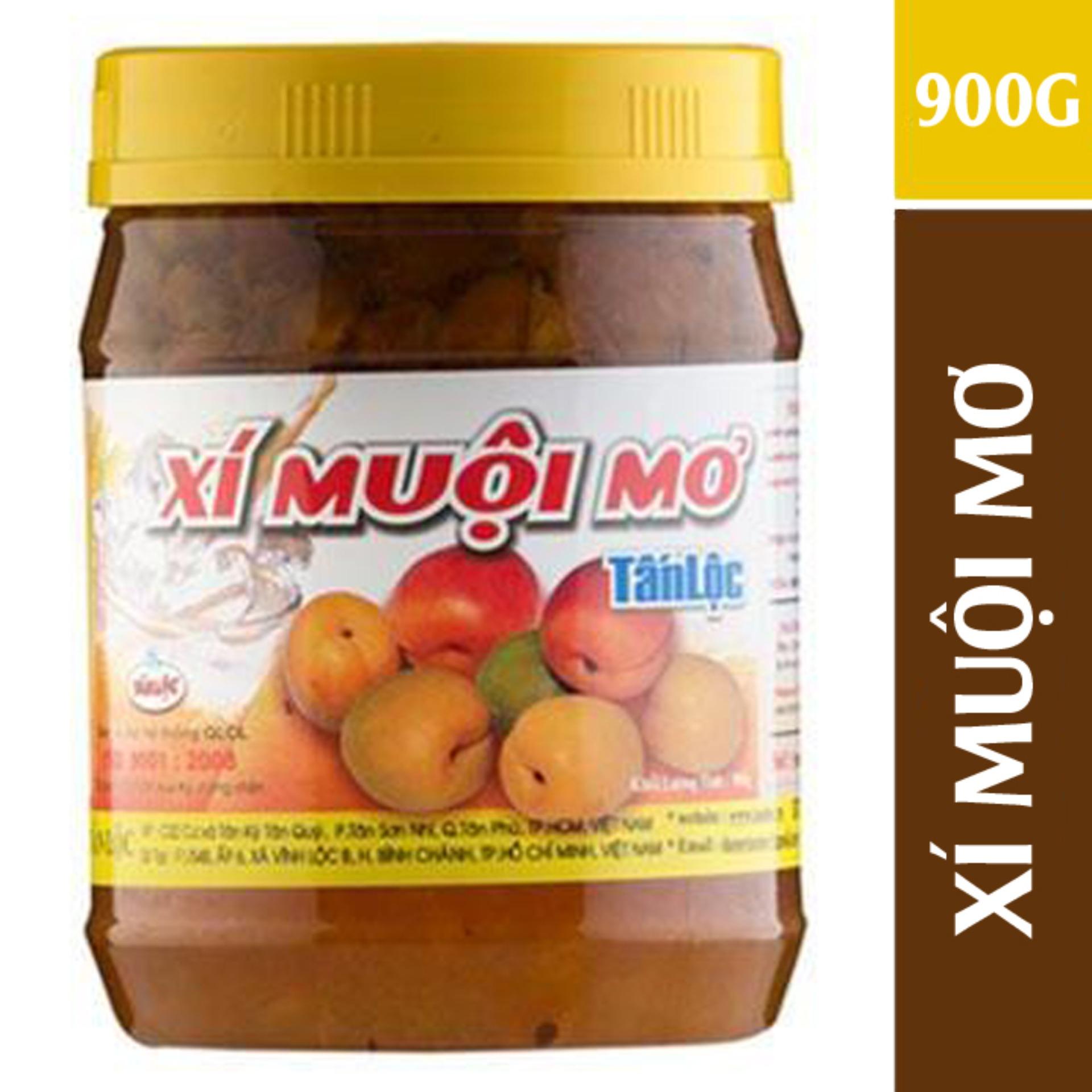 Xí muội mơ Tấn Lộc hũ 900g