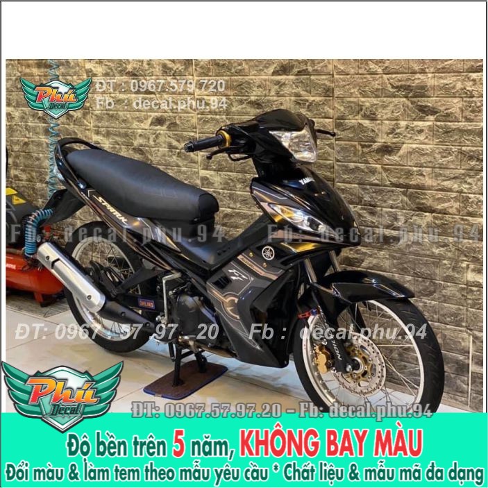 Tem rời exciter 2006 xám đen đẹp