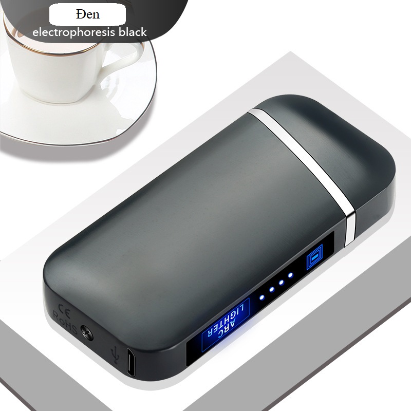 bật lửa điện plasma nút nguồn cảm ứng chống gió
