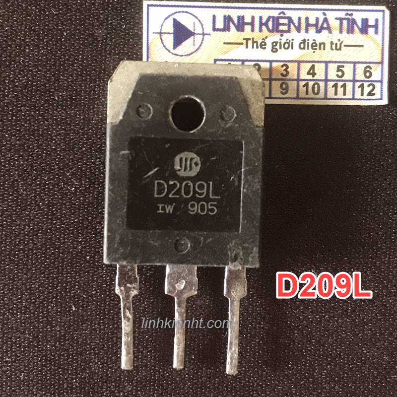 Linh kiện 2sd209l d209l d209 transistor npn 12a 700v tháo máy
