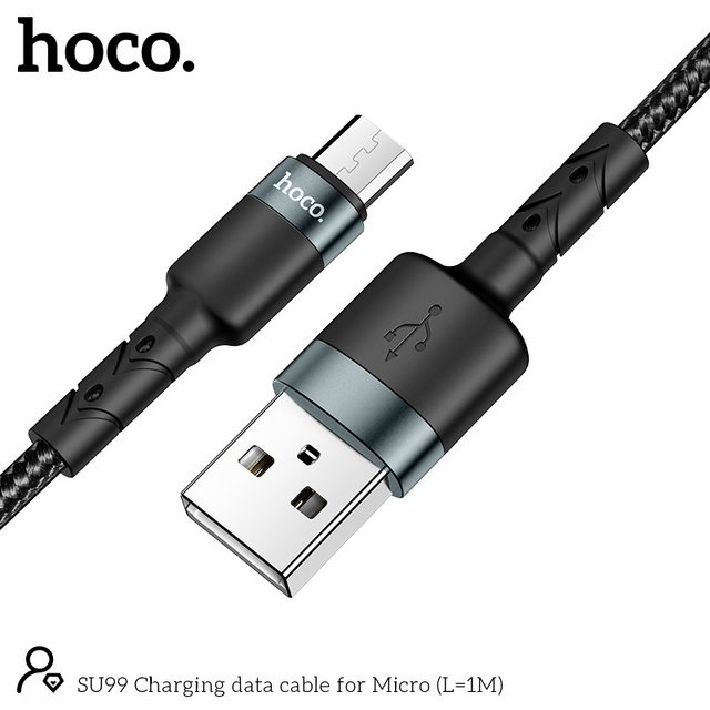 Cáp sạc nhanh Hoco SU99 siêu bền iP/ Micro Android / Type-C