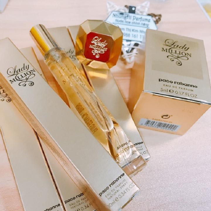 [HCM]Nước hoa Lady Million Paco Rabanne 10ml