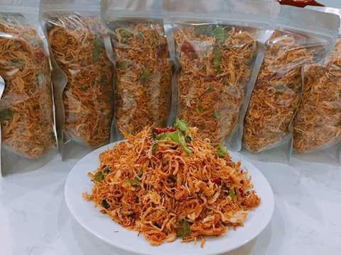[HCM]Khô gà lá chanh 200gr