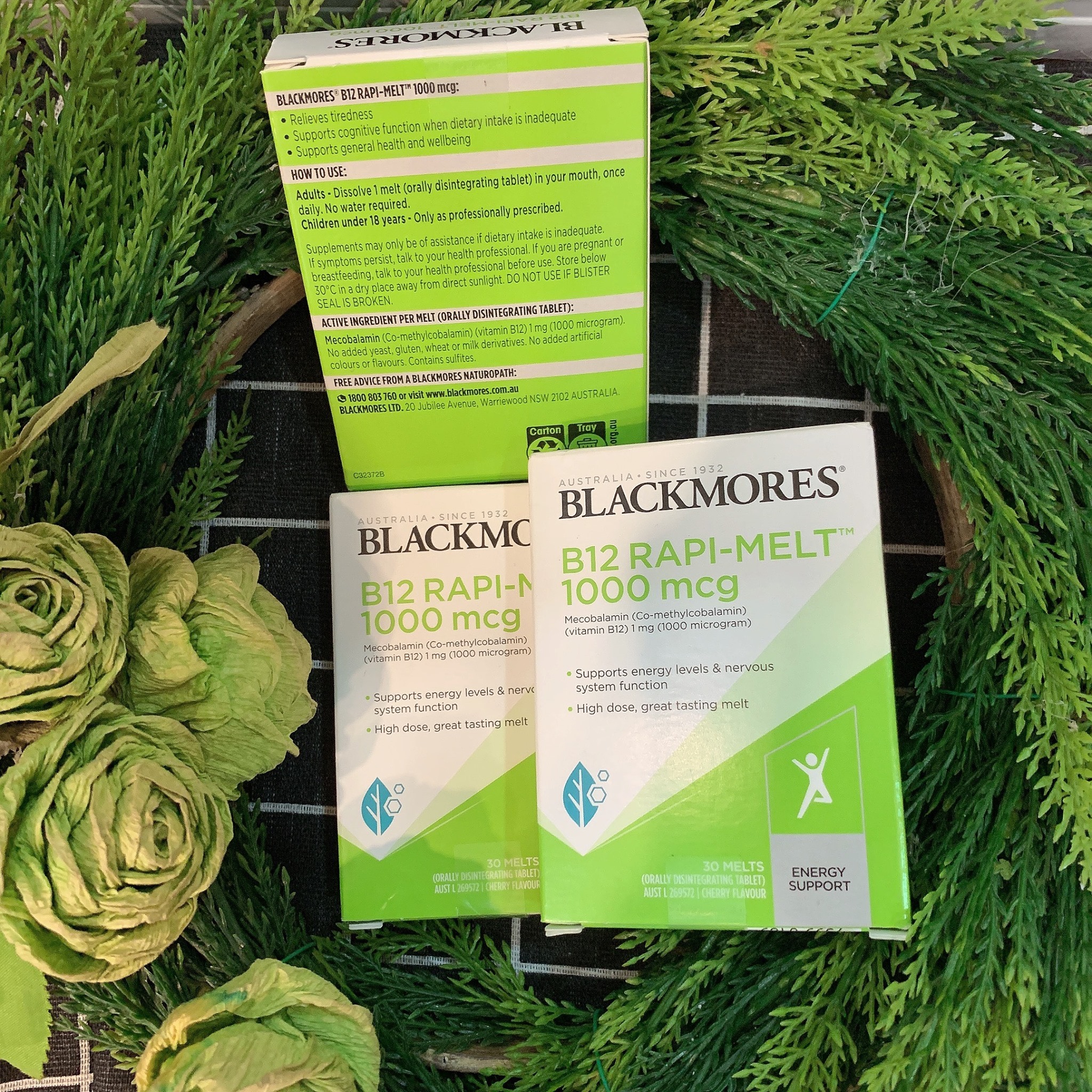 Blackmores B12 Rapi-Melt 1000 Mcg