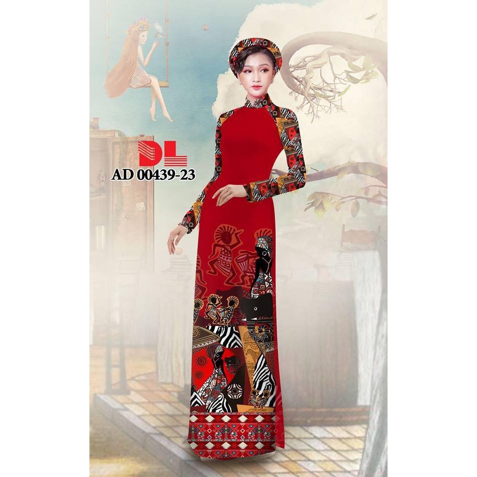 ❤️SIÊU SALE❤️ Áo Dài Lụa Hoa Nhí Ảnh Thật 100%