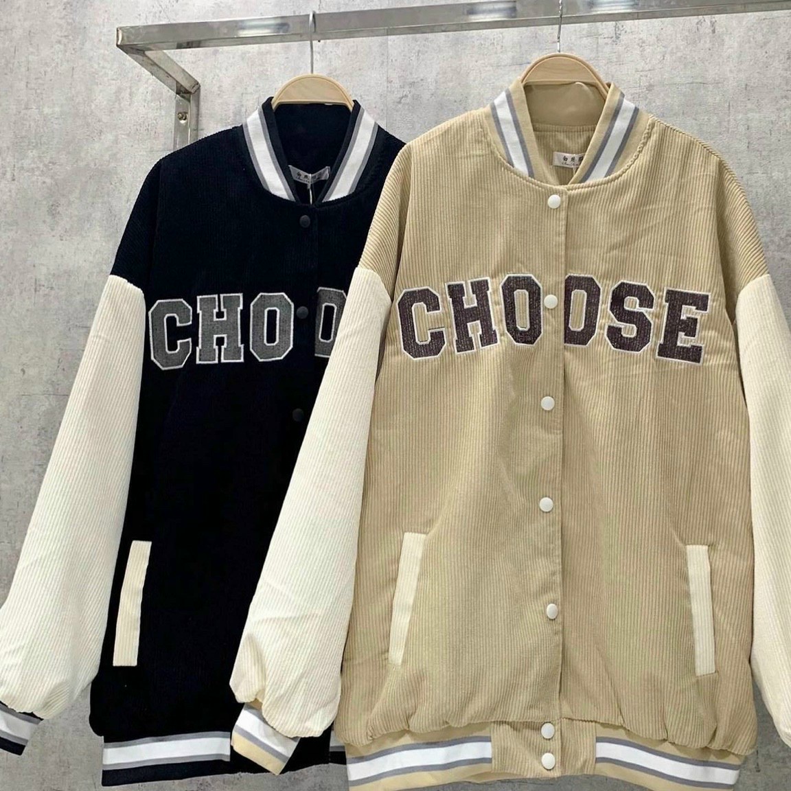 Áo khoác bomber Nhung Nam Nữ Cao cấp ( Nhung 2 lớp )chất vải dày đẹp logo Thêu kiểu dáng Hàn Quốc