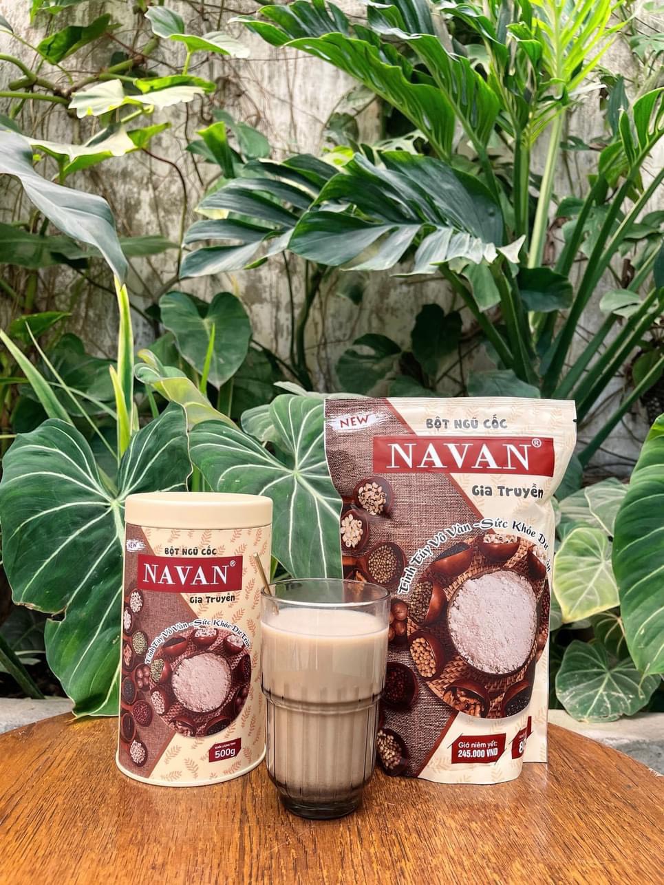 NGŨ CỐC NAVAN TÚI 800G (BỘT NGŨ CỐC PHA UỐNG)