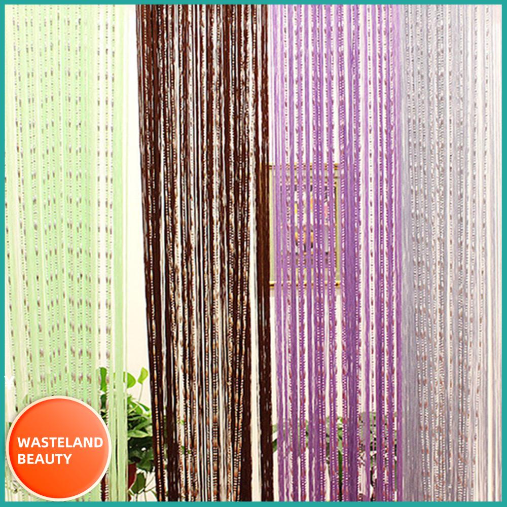 [WB] 1 Mét x2 Mét Giọt sương Chuỗi hạt Rèm Chuỗi cửa Phòng Ngăn cách Bay lỗi Màn hình Tua