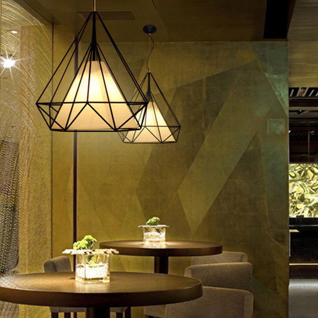 Đèn thả trần hình Kim cương Phi 250mmm AnAn Decor