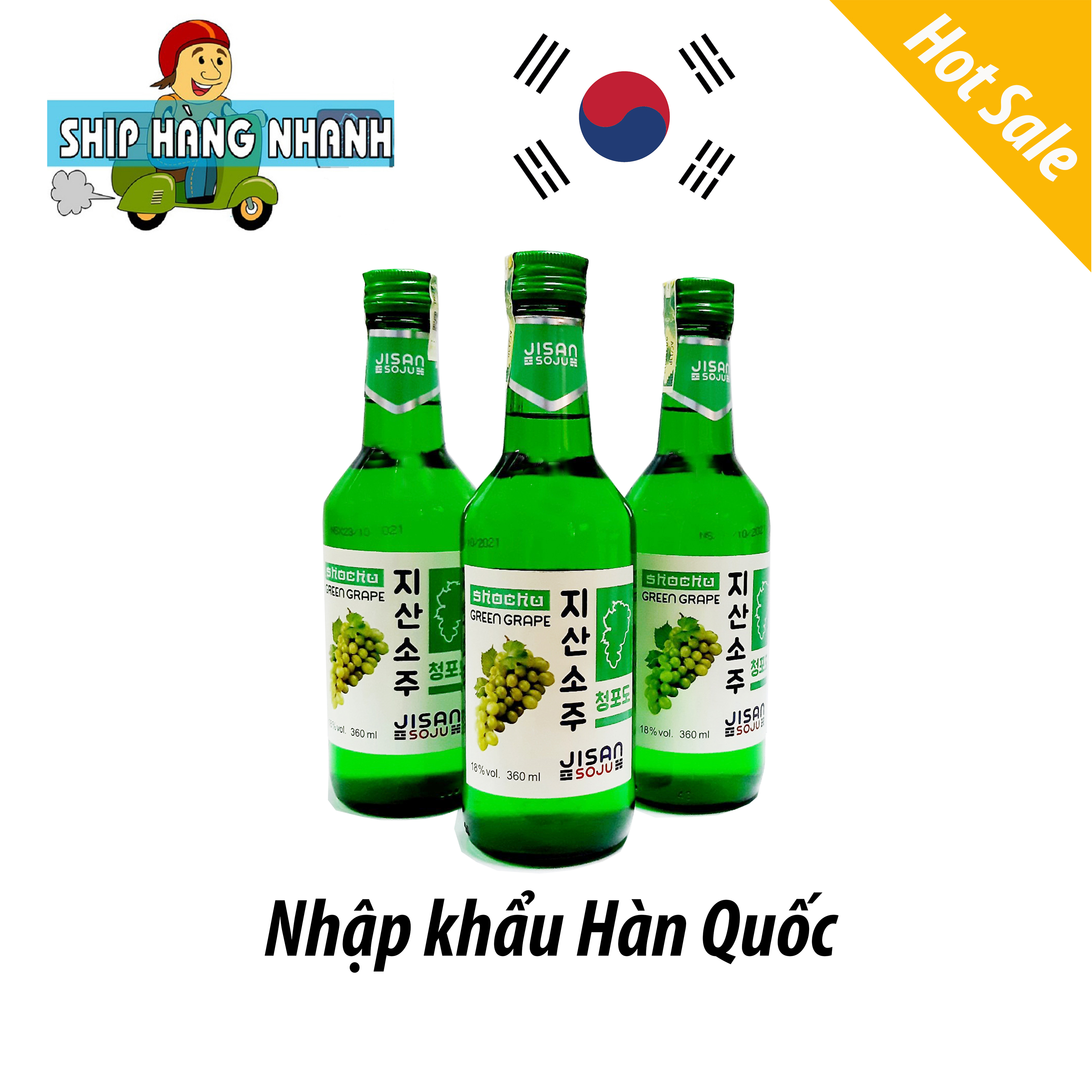 Soju Sochu Hàn Quốc Nhập Khẩu đủ vị