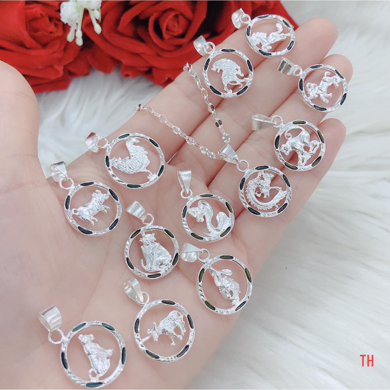 Mặt dây chuyền bạc hình Con Rắn (không kèm dây)