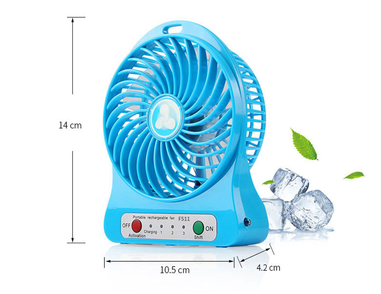 Quạt Mini Siêu Tốc 3 Cấp Độ Gió, Quạt cầm tay du lịch