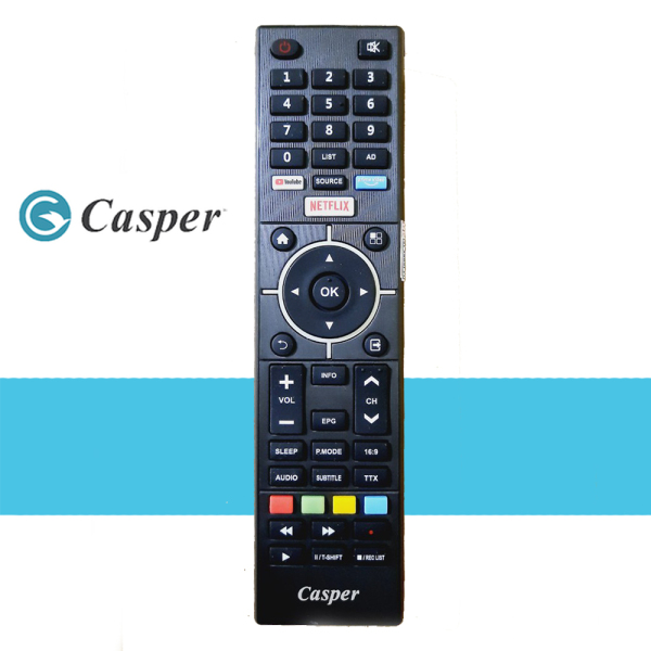 Remote Điều khiển TV Casper - Hàng chính hãng Casper mới 100% Tặng kèm Pin - Remote Điều khiển TV Casper