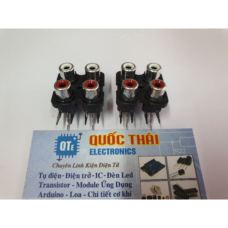 Combo 2 jack av 4 lỗ