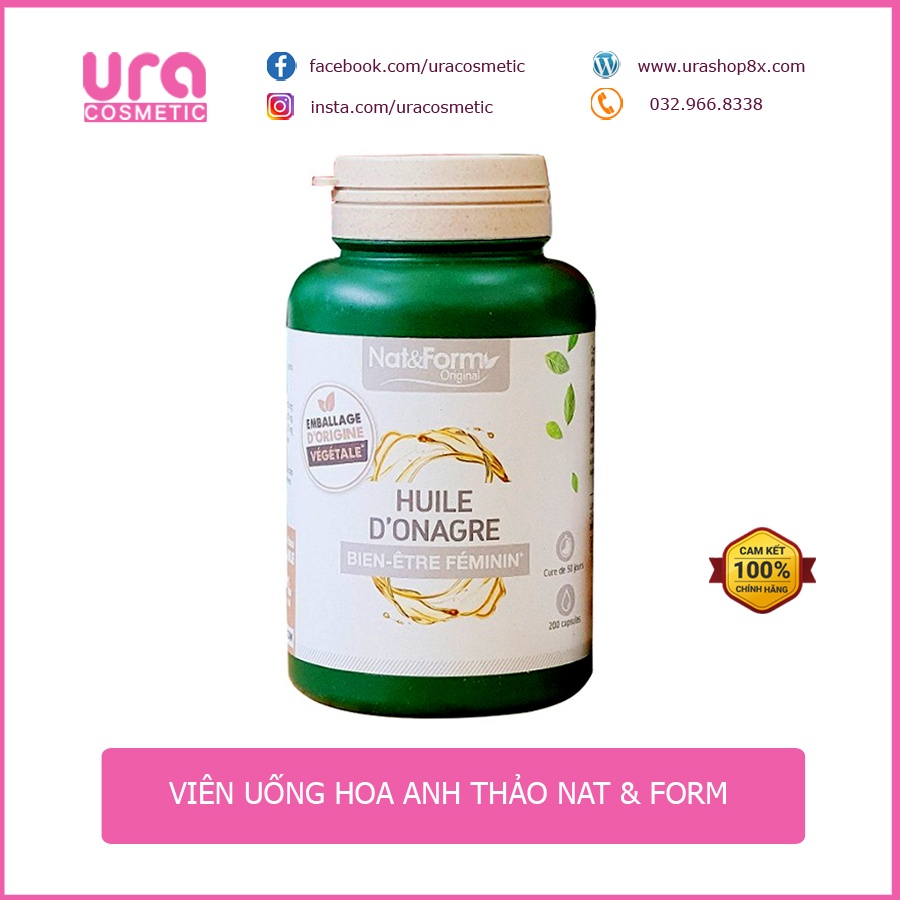 Viên uống Hoa anh Thảo Pháp NAT & FORM Pháp