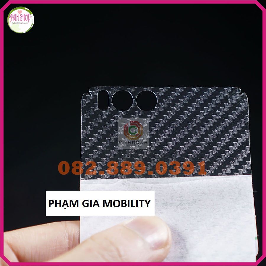 [HCM]Miếng dán mặt lưng skin carbon Xiaomi Mi 6