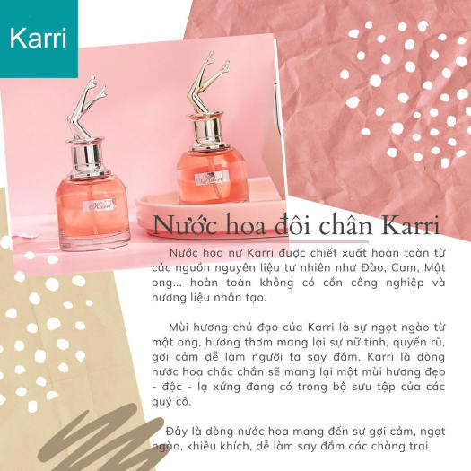 Nước hoa chân dài Karri 30ml