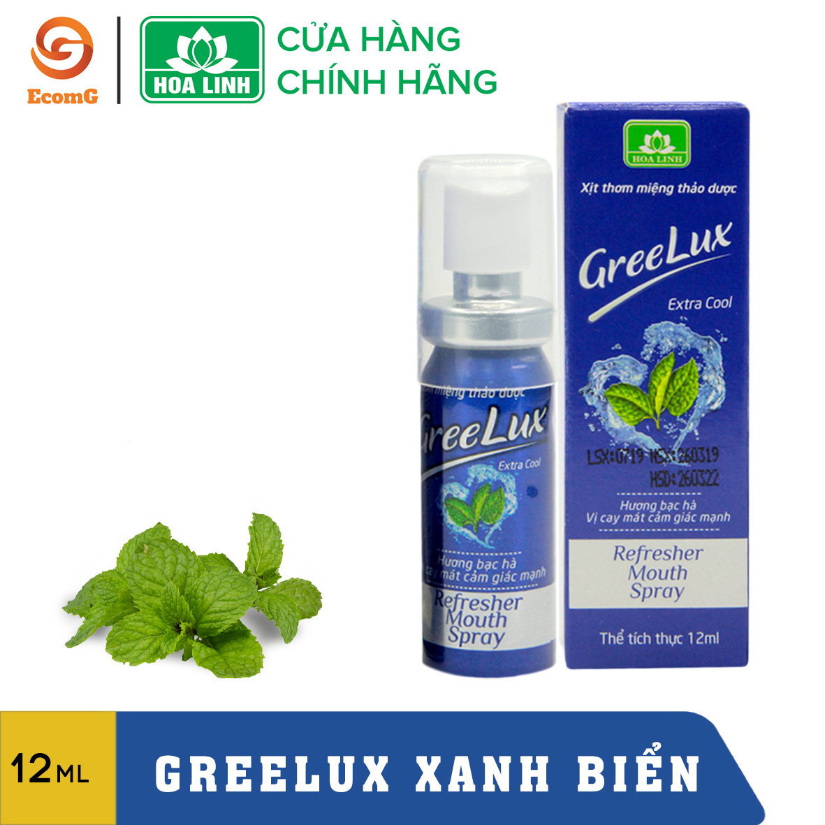Combo Greelux – Xịt thơm miệng cho hơi thở thơm mát - CB2 - 002