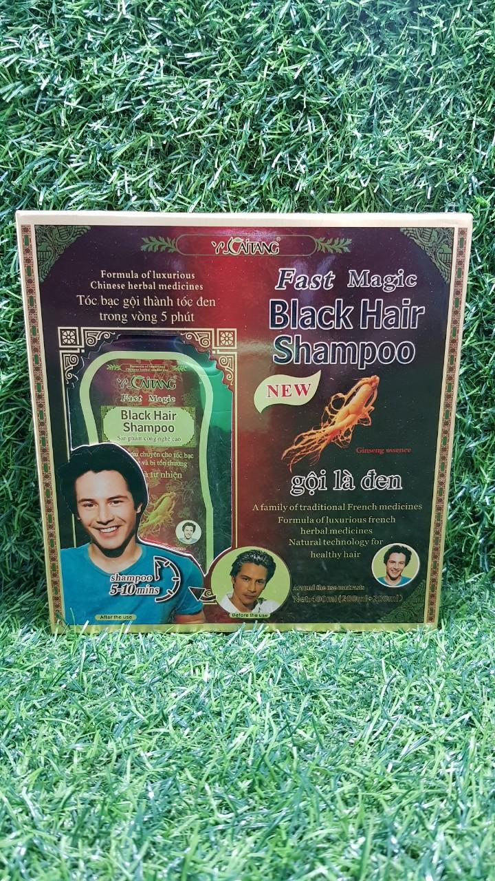 Dầu gội đen tóc Yucaitang hộp 2 chai